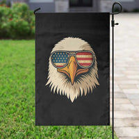 Patriotic Bald Eagle Garden Flag With Sunglasses American Flag Vintage - Wonder Print Shop