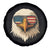 Patriotic Bald Eagle Spare Tire Cover With Sunglasses American Flag Vintage - Wonder Print Shop