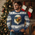 Patriotic Bald Eagle Ugly Christmas Sweater With Sunglasses American Flag Vintage - Wonder Print Shop