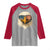 Patriotic Bald Eagle Raglan Shirt With Sunglasses American Flag Vintage - Wonder Print Shop