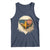 Patriotic Bald Eagle Tank Top With Sunglasses American Flag Vintage - Wonder Print Shop
