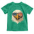 Patriotic Bald Eagle Toddler T Shirt With Sunglasses American Flag Vintage - Wonder Print Shop
