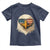 Patriotic Bald Eagle Toddler T Shirt With Sunglasses American Flag Vintage - Wonder Print Shop