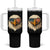 Patriotic Bald Eagle Tumbler With Handle With Sunglasses American Flag Vintage - Wonder Print Shop