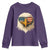 Patriotic Bald Eagle Youth Sweatshirt With Sunglasses American Flag Vintage - Wonder Print Shop