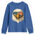 Patriotic Bald Eagle Youth Sweatshirt With Sunglasses American Flag Vintage - Wonder Print Shop