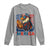 Funny American Eagle Eating Hot Dog Long Sleeve Shirt 4th Of July Party Patriotic USA Flag - Wonder Print Shop