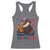 Funny American Eagle Eating Hot Dog Racerback Tank Top 4th Of July Party Patriotic USA Flag - Wonder Print Shop