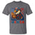 Funny American Eagle Eating Hot Dog T Shirt 4th Of July Party Patriotic USA Flag - Wonder Print Shop