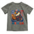 Funny American Eagle Eating Hot Dog Toddler T Shirt 4th Of July Party Patriotic USA Flag - Wonder Print Shop