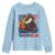 Funny American Eagle Eating Hot Dog Youth Sweatshirt 4th Of July Party Patriotic USA Flag - Wonder Print Shop