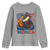 Funny American Eagle Eating Hot Dog Youth Sweatshirt 4th Of July Party Patriotic USA Flag - Wonder Print Shop