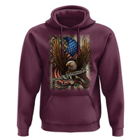 Patriotic Armed Eagle with  Camo Flag Hoodie Military Patriotic USA Defense - Wonder Print Shop