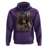 Patriotic Armed Eagle with  Camo Flag Hoodie Military Patriotic USA Defense - Wonder Print Shop