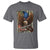 Patriotic Armed Eagle with  Camo Flag T Shirt Military Patriotic USA Defense - Wonder Print Shop
