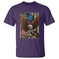Patriotic Armed Eagle with  Camo Flag T Shirt Military Patriotic USA Defense - Wonder Print Shop