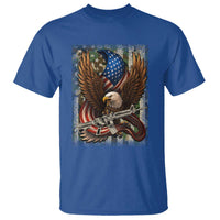 Patriotic Armed Eagle with  Camo Flag T Shirt Military Patriotic USA Defense - Wonder Print Shop
