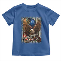 Patriotic Armed Eagle with  Camo Flag Toddler T Shirt Military Patriotic USA Defense - Wonder Print Shop