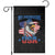 My Pronouns Are USA Garden Flag Bold Patriotic Eagle with American Flag Bandana Mullet - Wonder Print Shop