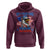 My Pronouns Are USA Hoodie Bold Patriotic Eagle with American Flag Bandana Mullet - Wonder Print Shop