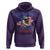 My Pronouns Are USA Hoodie Bold Patriotic Eagle with American Flag Bandana Mullet - Wonder Print Shop