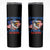 My Pronouns Are USA Skinny Tumbler Bold Patriotic Eagle with American Flag Bandana Mullet - Wonder Print Shop