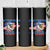 My Pronouns Are USA Skinny Tumbler Bold Patriotic Eagle with American Flag Bandana Mullet - Wonder Print Shop