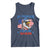 My Pronouns Are USA Tank Top Bold Patriotic Eagle with American Flag Bandana Mullet - Wonder Print Shop