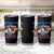 My Pronouns Are USA Tumbler Cup Bold Patriotic Eagle with American Flag Bandana Mullet - Wonder Print Shop