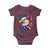 Fierce American Eagle Baby Onesie Bold Patriotic 4th of July USA Freedom - Wonder Print Shop