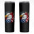 Fierce American Eagle Skinny Tumbler Bold Patriotic 4th of July USA Freedom - Wonder Print Shop