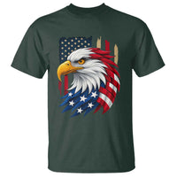Fierce American Eagle T Shirt Bold Patriotic 4th of July USA Freedom - Wonder Print Shop