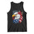 Fierce American Eagle Tank Top Bold Patriotic 4th of July USA Freedom - Wonder Print Shop