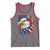 Fierce American Eagle Tank Top Bold Patriotic 4th of July USA Freedom - Wonder Print Shop