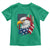 Fierce American Eagle Toddler T Shirt Bold Patriotic 4th of July USA Freedom - Wonder Print Shop