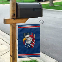 Fierce American Eagle Garden Flag Bold Patriotic 4th of July USA Freedom