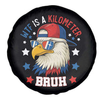 WTF Is A Kilometer Bruh Spare Tire Cover Funny Patriotic American Bald Eagle TS02