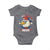 WTF Is A Kilometer Bruh Baby Onesie Funny Patriotic American Bald Eagle TS02