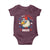 WTF Is A Kilometer Bruh Baby Onesie Funny Patriotic American Bald Eagle TS02