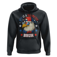 WTF Is A Kilometer Bruh Hoodie Funny Patriotic American Bald Eagle TS02