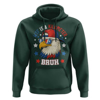 WTF Is A Kilometer Bruh Hoodie Funny Patriotic American Bald Eagle TS02