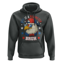 WTF Is A Kilometer Bruh Hoodie Funny Patriotic American Bald Eagle TS02