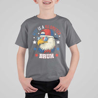 WTF Is A Kilometer Bruh T Shirt For Kid Funny Patriotic American Bald Eagle TS02