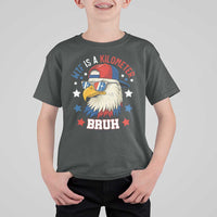 WTF Is A Kilometer Bruh T Shirt For Kid Funny Patriotic American Bald Eagle TS02