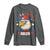 WTF Is A Kilometer Bruh Long Sleeve Shirt Funny Patriotic American Bald Eagle TS02