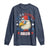 WTF Is A Kilometer Bruh Long Sleeve Shirt Funny Patriotic American Bald Eagle TS02