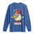 WTF Is A Kilometer Bruh Long Sleeve Shirt Funny Patriotic American Bald Eagle TS02