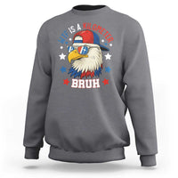 WTF Is A Kilometer Bruh Sweatshirt Funny Patriotic American Bald Eagle TS02