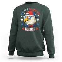 WTF Is A Kilometer Bruh Sweatshirt Funny Patriotic American Bald Eagle TS02