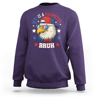 WTF Is A Kilometer Bruh Sweatshirt Funny Patriotic American Bald Eagle TS02